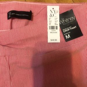 NY&CO (NWT)Whitney High-Waisted Pull-On Capri Pant